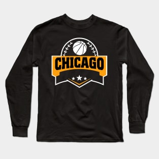 Personalized Basketball Chicago Proud Name Vintage Beautiful Long Sleeve T-Shirt